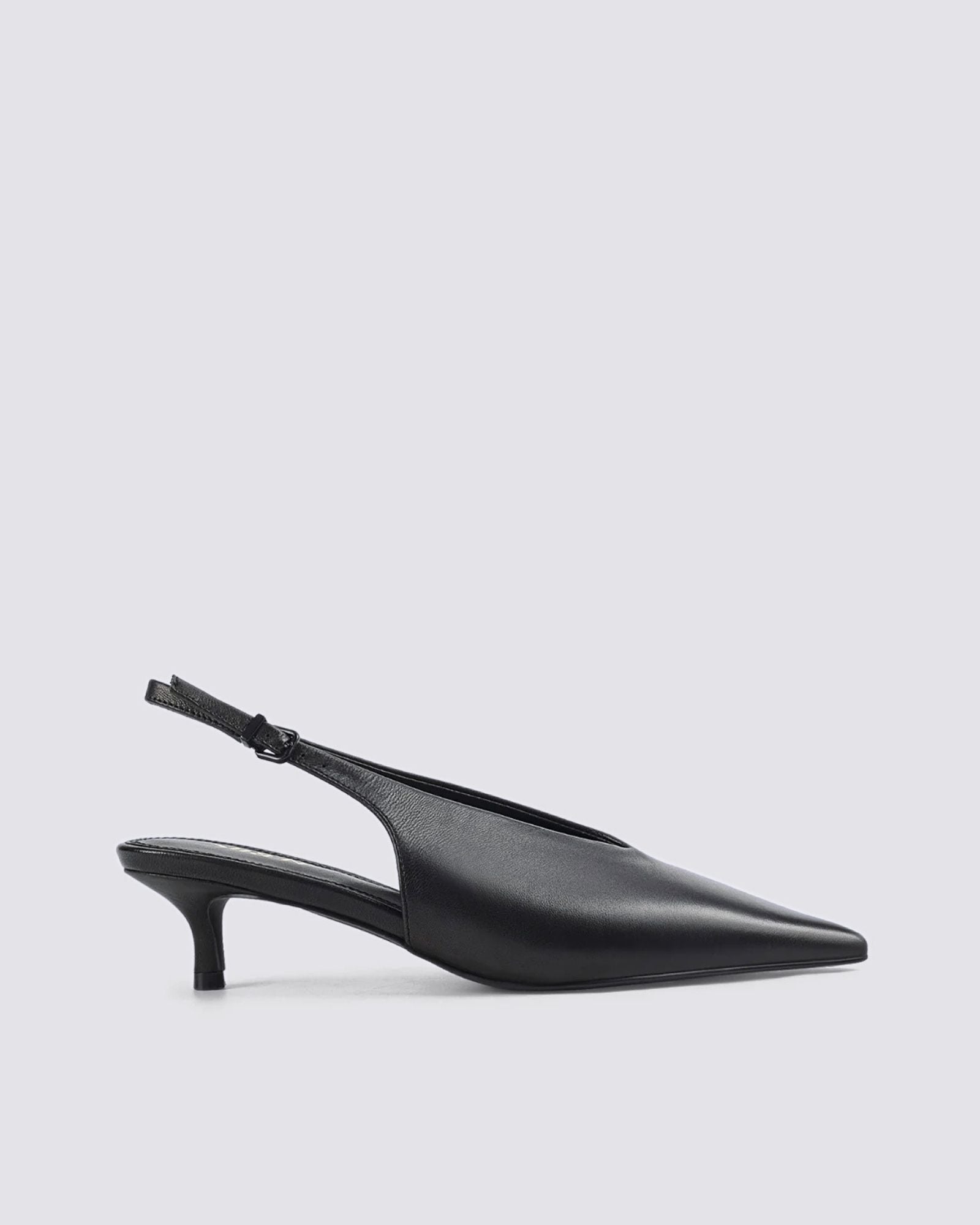 FLY POINT TOE SLINGBACK BLACK