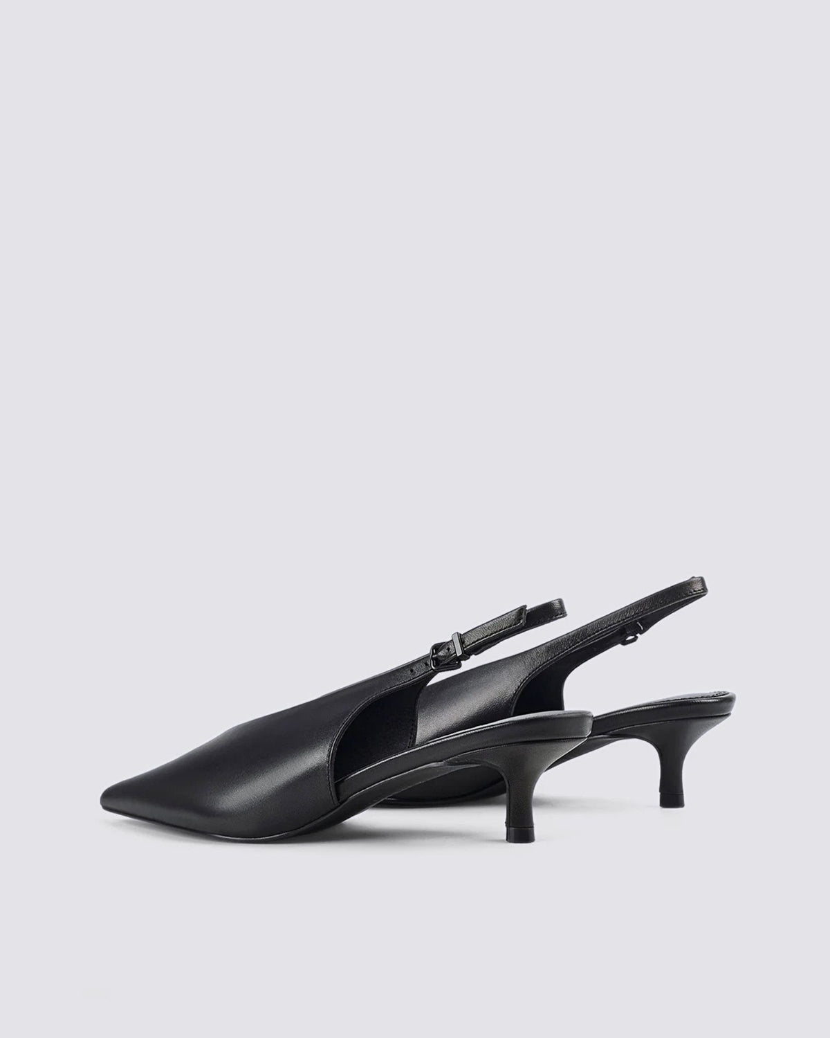 FLY POINT TOE SLINGBACK BLACK