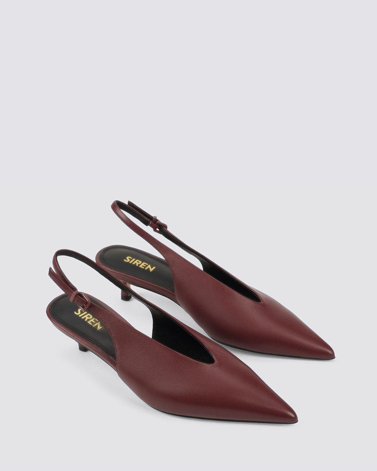 FLY POINT TOE SLINGBACKS WINE