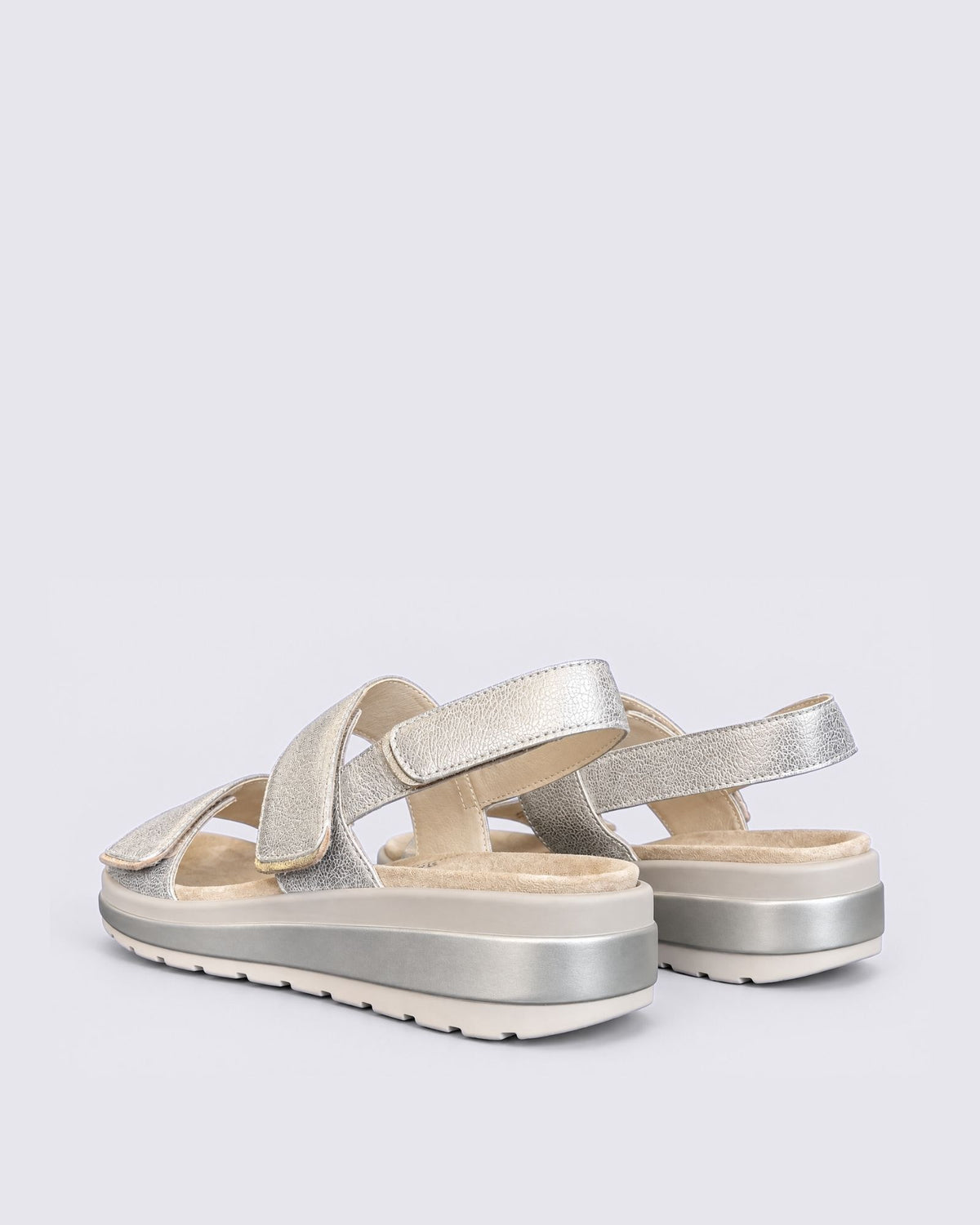 GARLIN W-ZR SANDALS BEIGE/GOLD