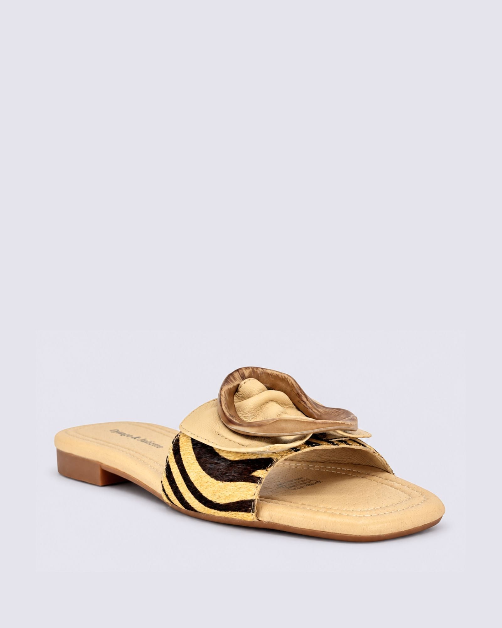 GAVRA SLIDES CHOCOLATE/CAMEL