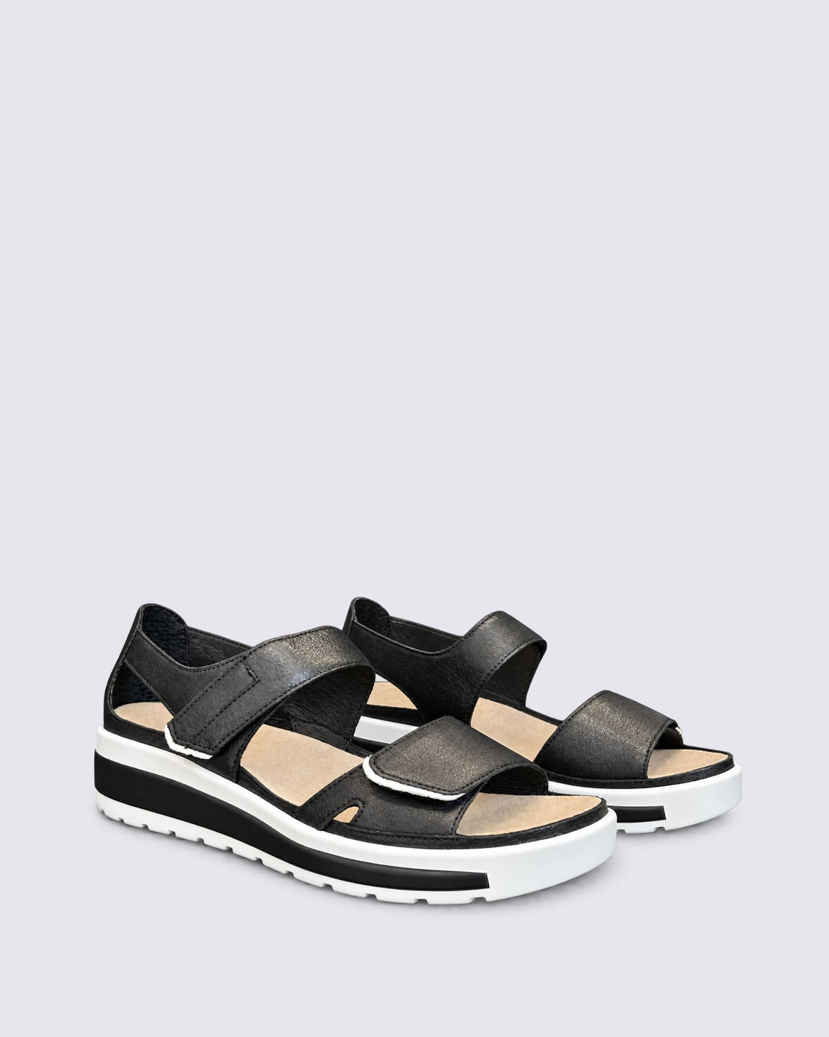 GEDD W-ZR SANDALS BLACK/WHITE