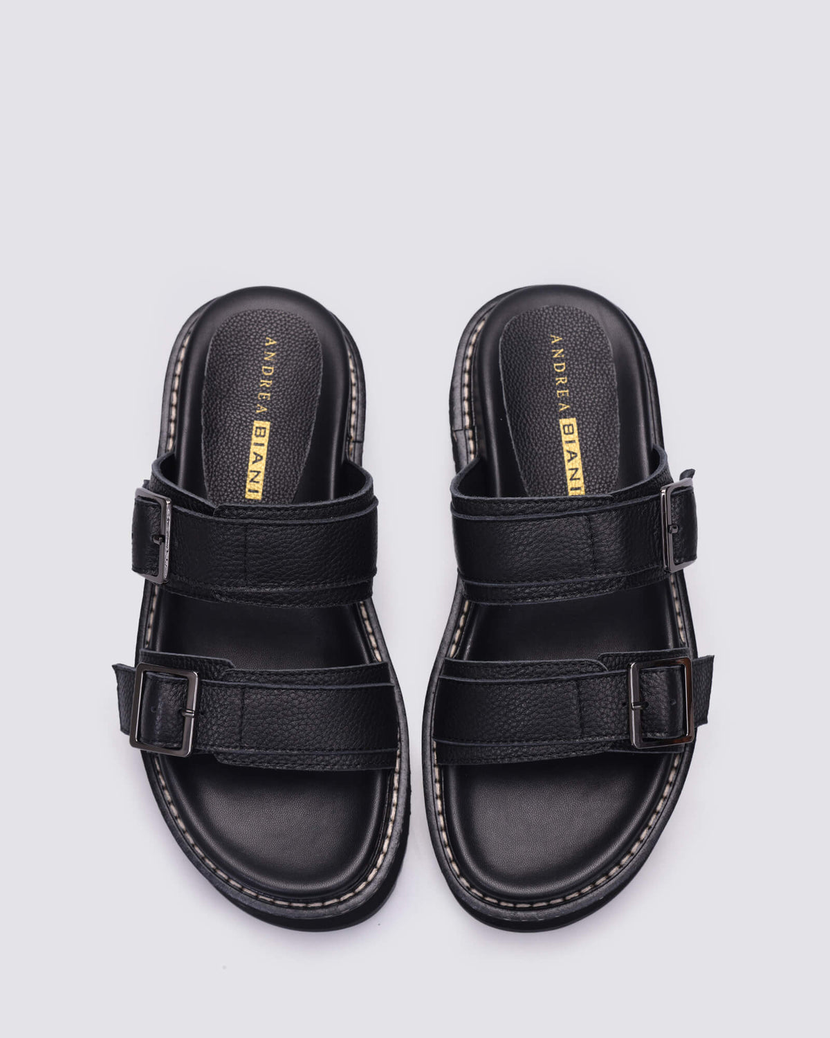 GIMLET SANDALS BLACK LEATHER