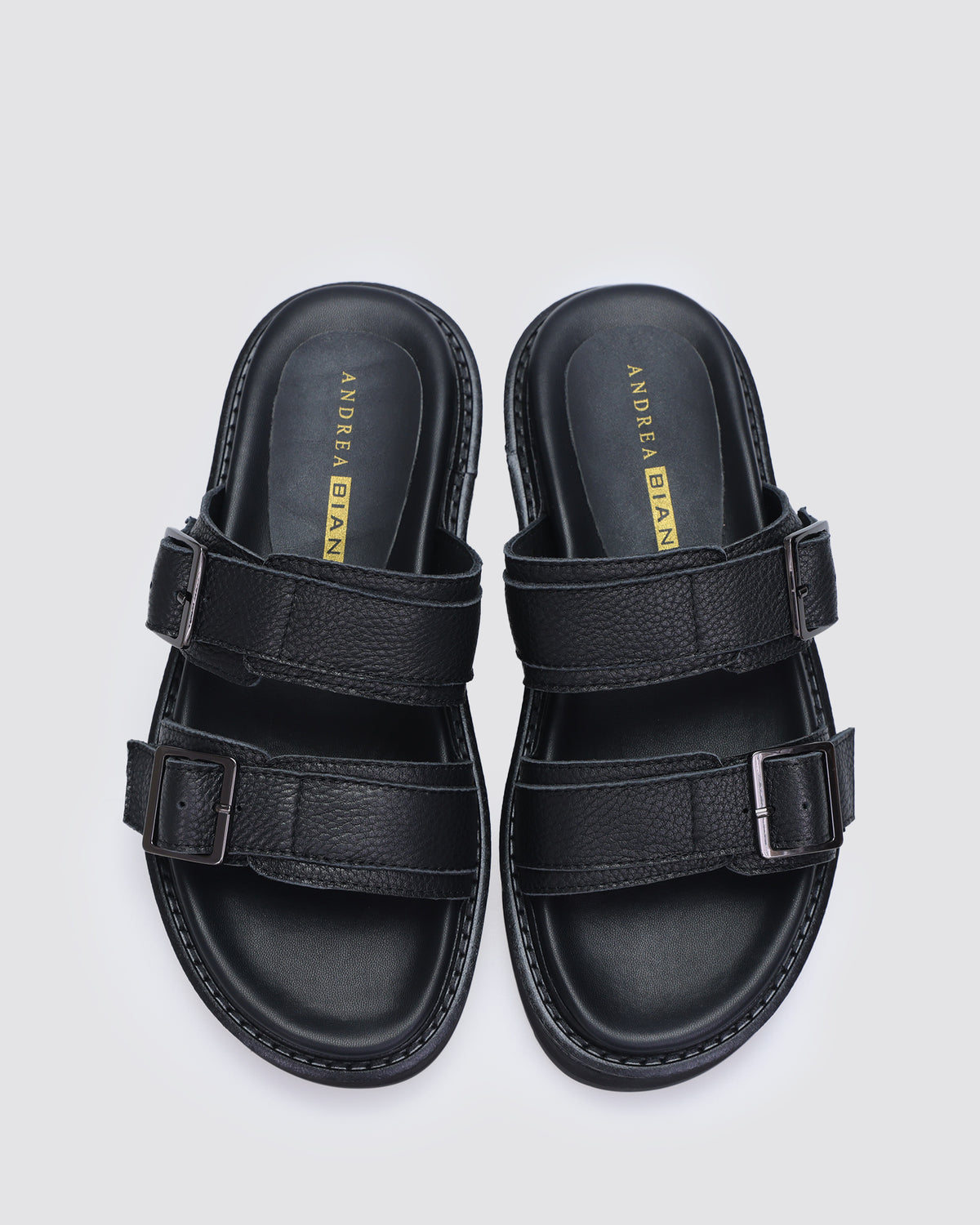 GIMLET SANDALS BLACK LEATHER