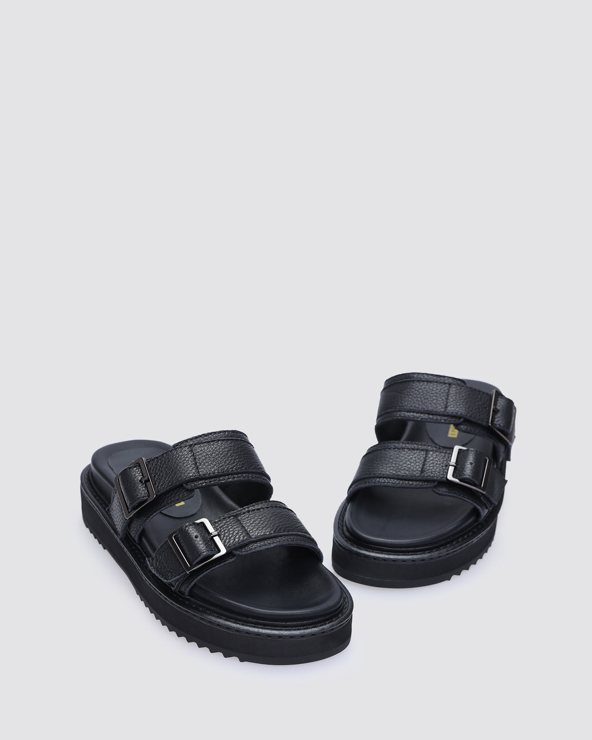 GIMLET SANDALS BLACK LEATHER