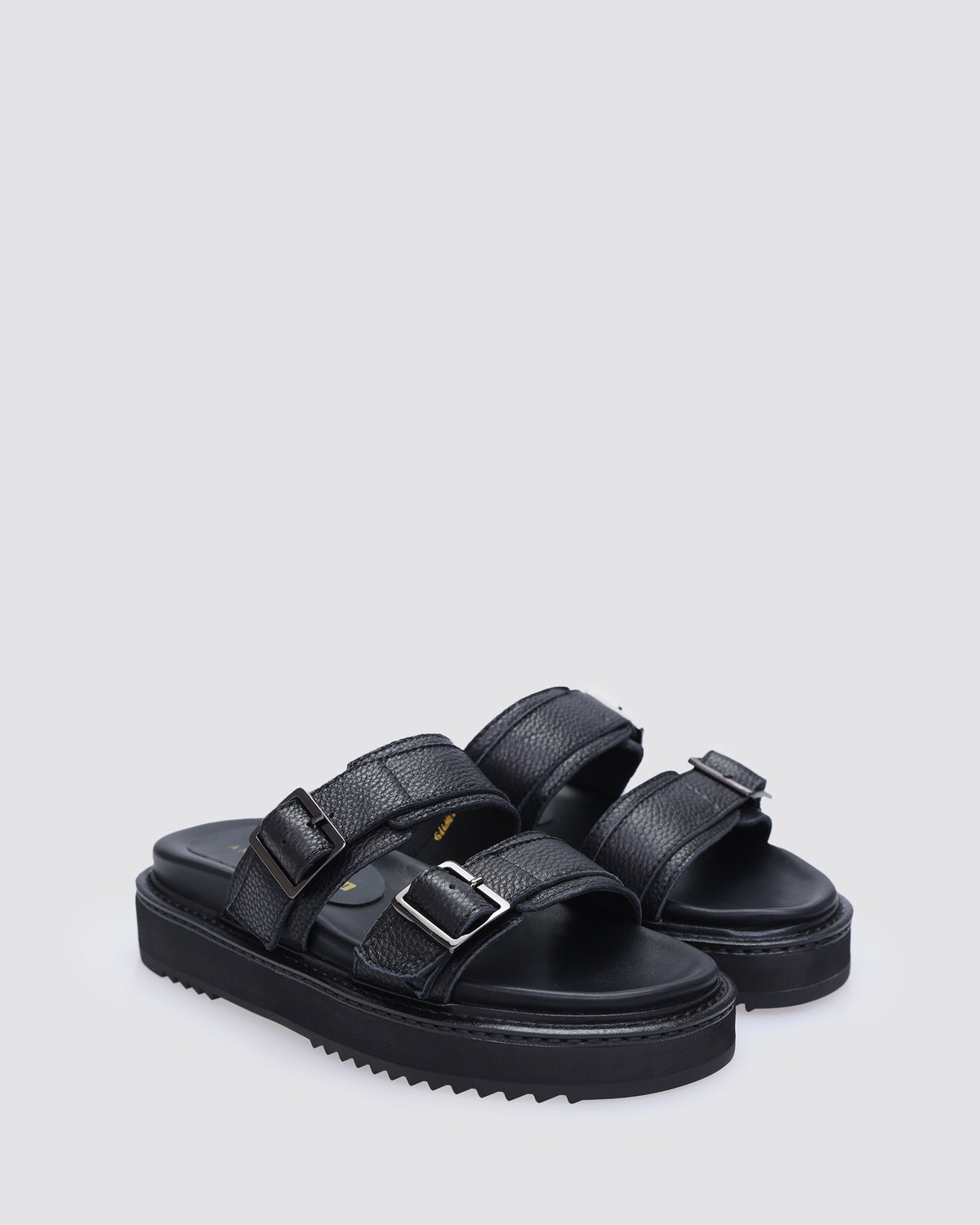 GIMLET SANDALS BLACK LEATHER