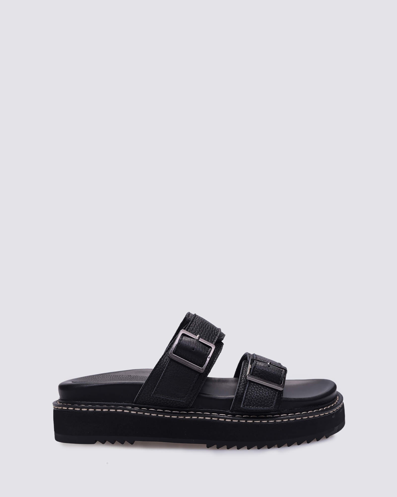 GIMLET SANDALS BLACK LEATHER