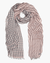 GINGHAM CHECK SCARF BLUSH/STONE