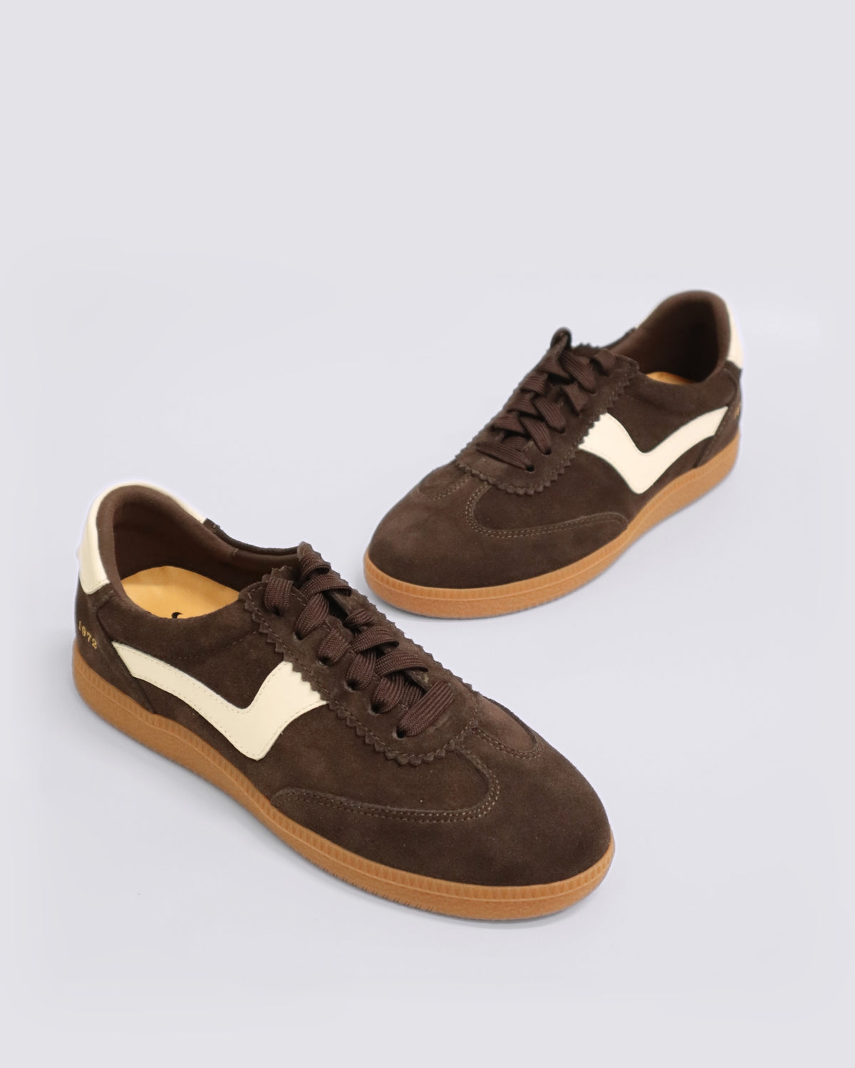 STATON SNEAKERS CHOCOLATE/SWAN