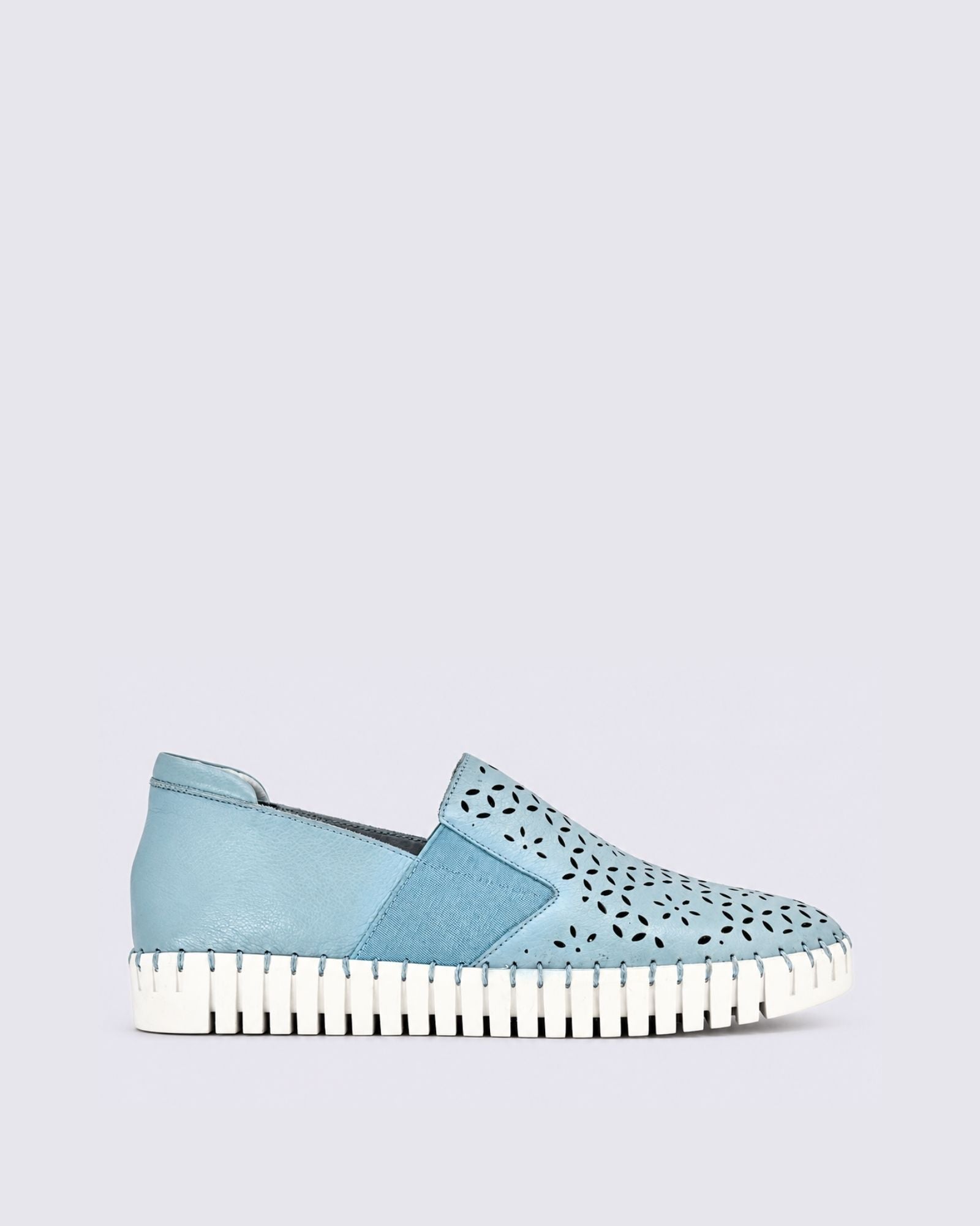 HAREL FLATS DENIM/WHITE
