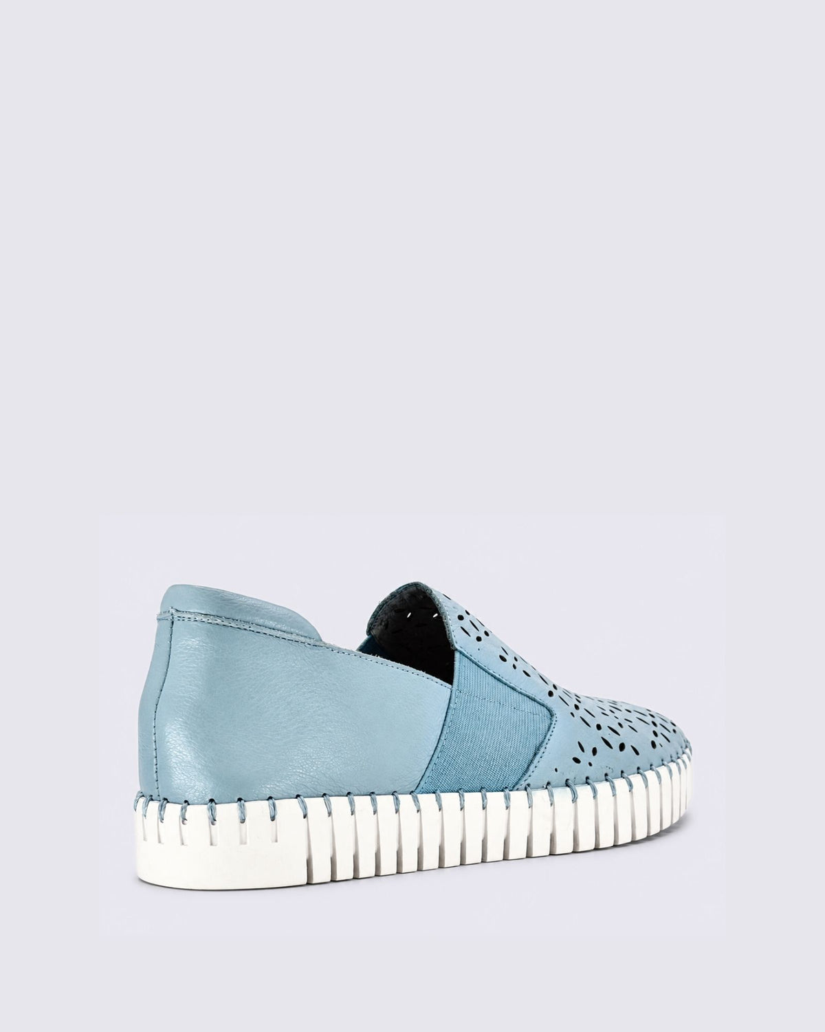 HAREL FLATS DENIM/WHITE