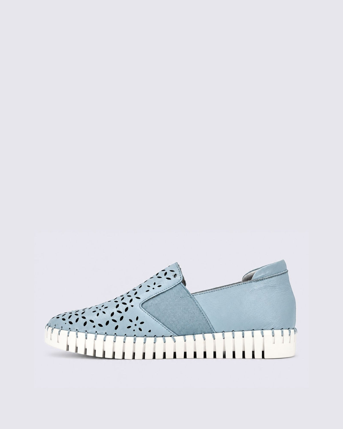 HAREL FLATS DENIM/WHITE