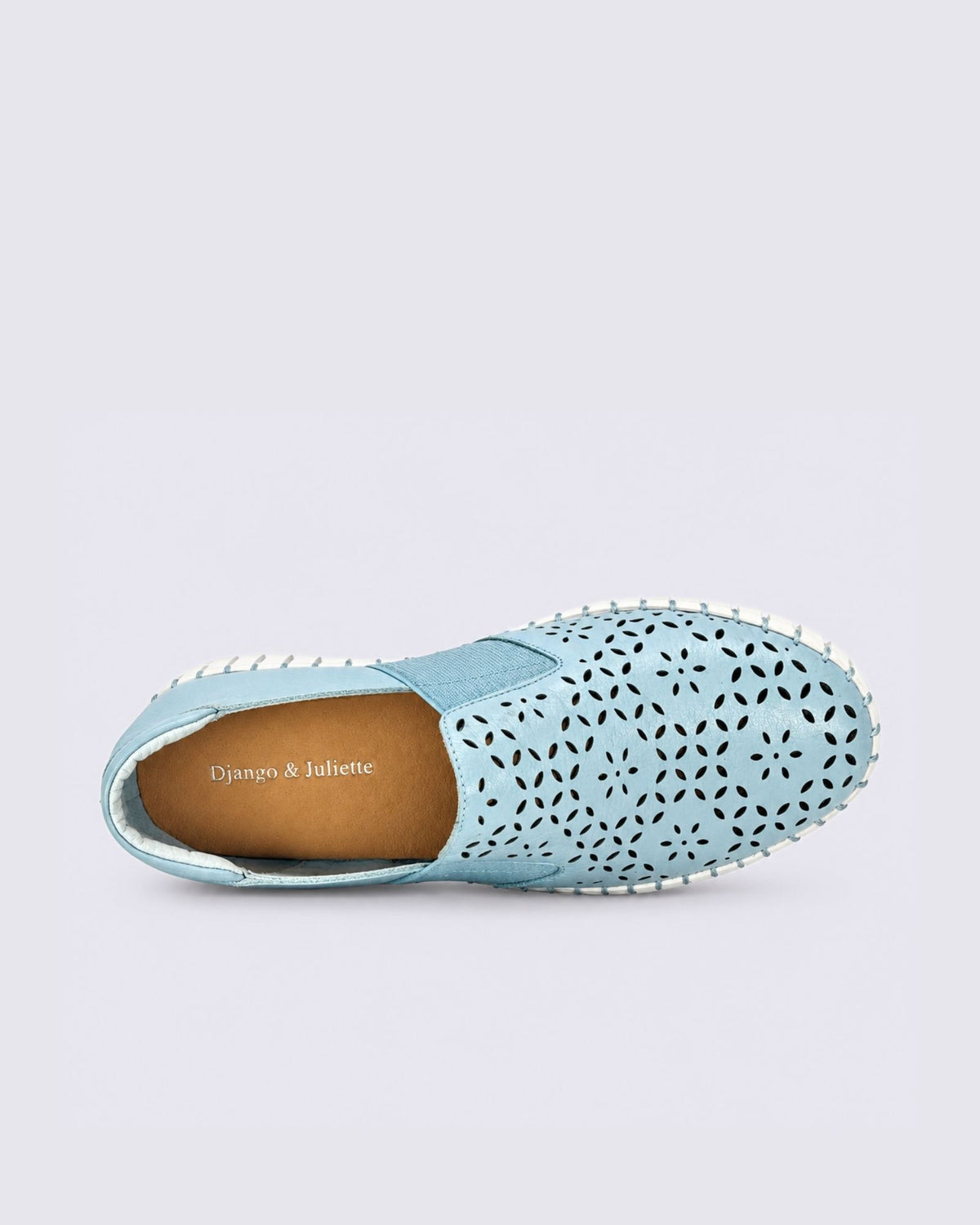 HAREL FLATS DENIM/WHITE
