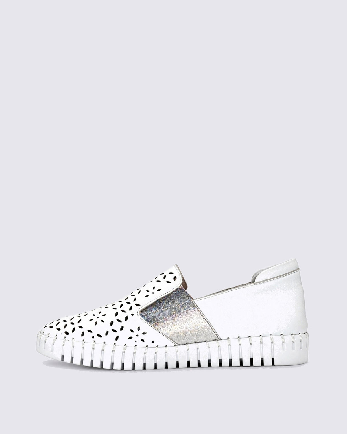HAREL FLATS WHITE/SILVER