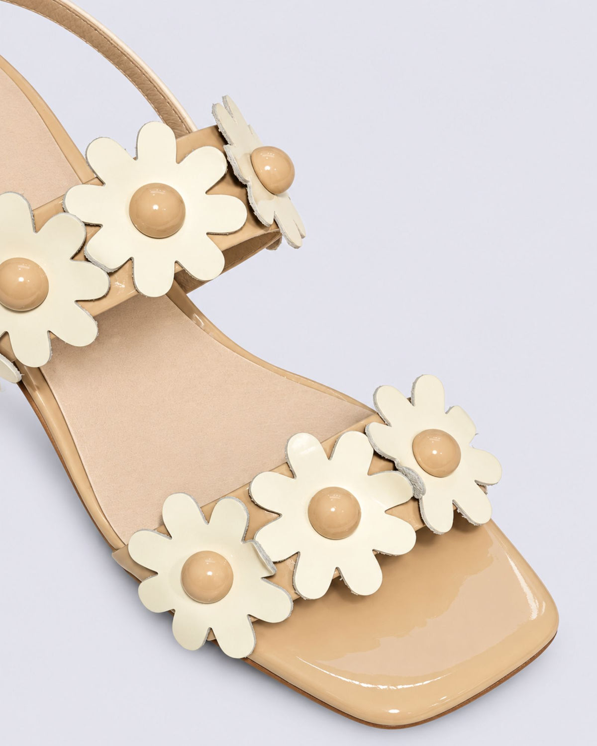 HATSYL HEELS NOUGAT/IVORY