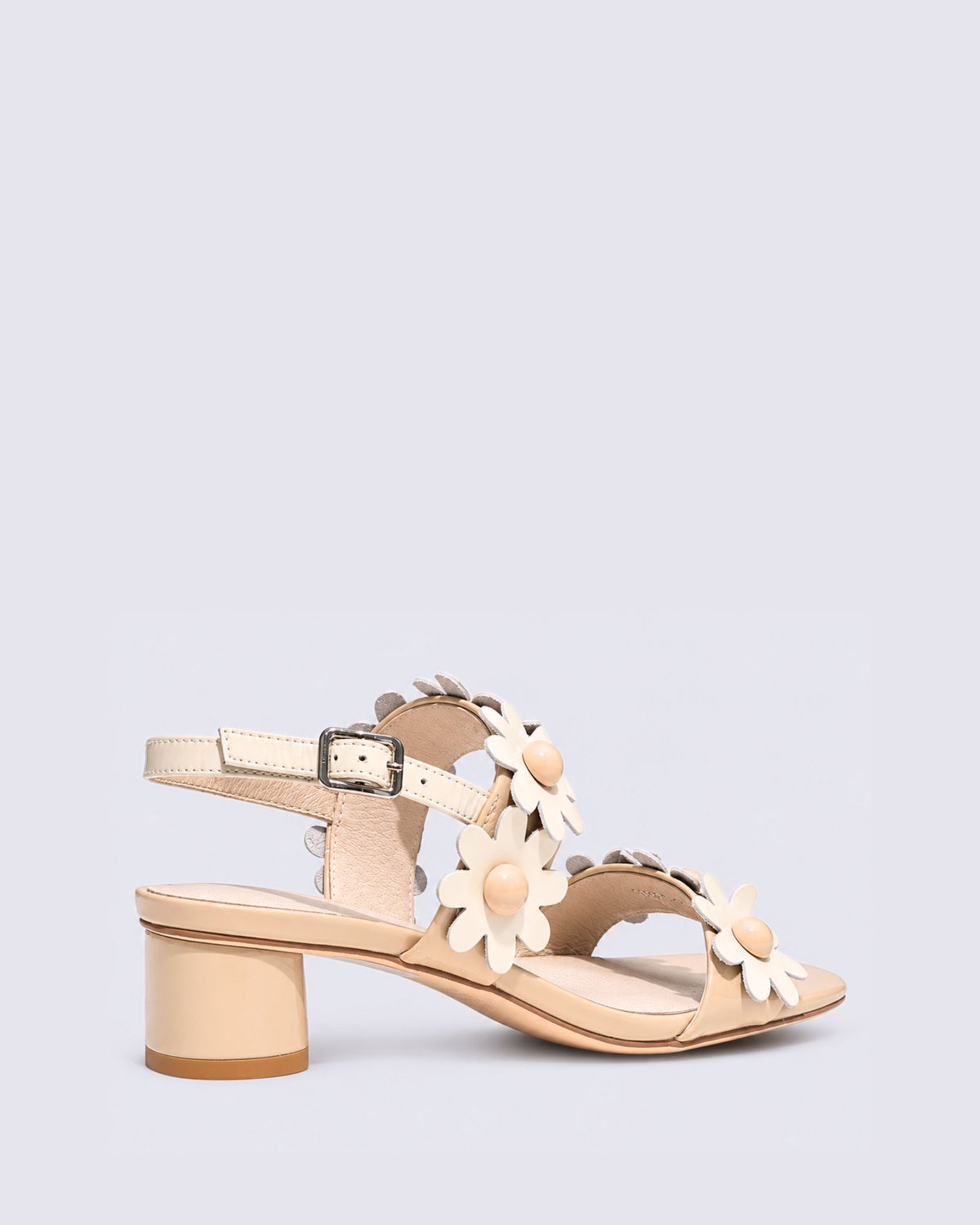 HATSYL HEELS NOUGAT/IVORY
