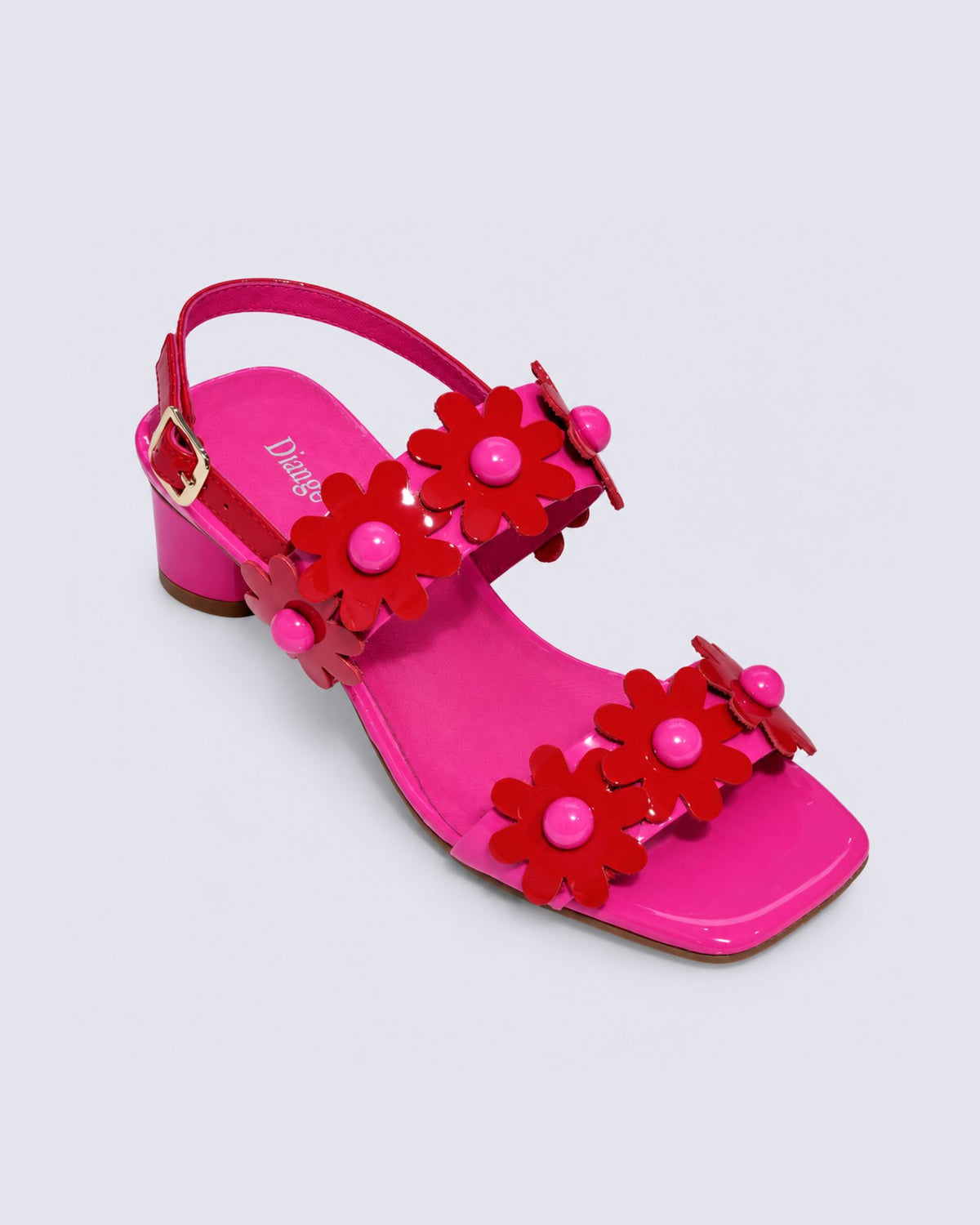 HATSYL HEELS PINK/RED