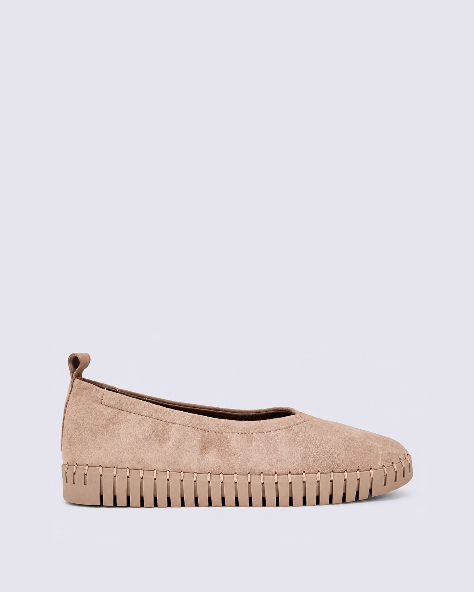 HEATON FLATS MUSHROOM SUEDE