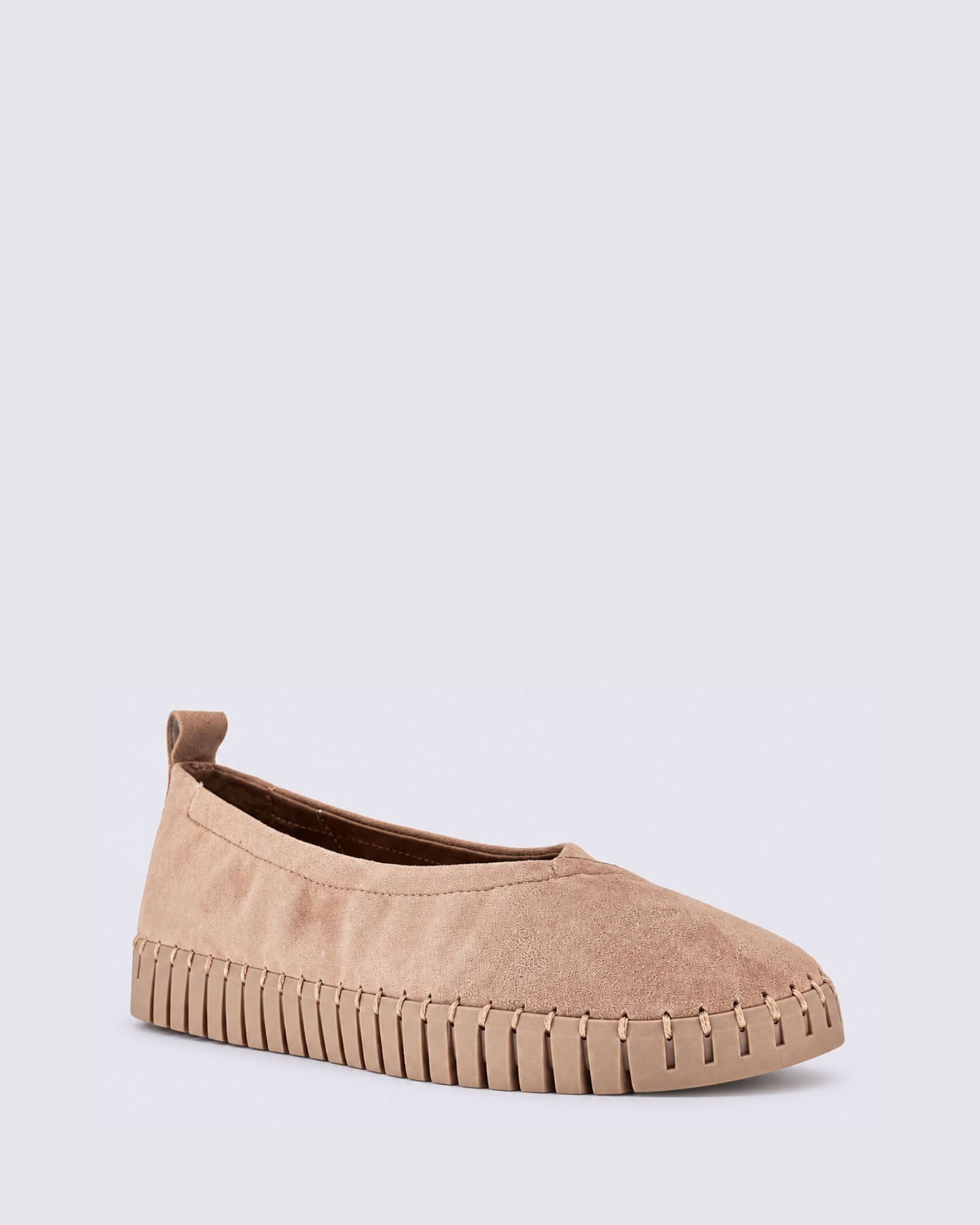 HEATON FLATS MUSHROOM SUEDE