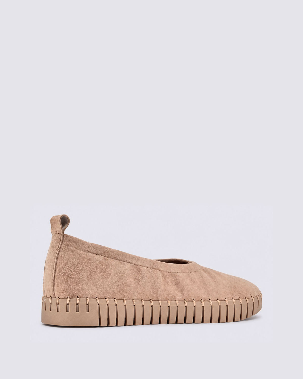 HEATON FLATS MUSHROOM SUEDE