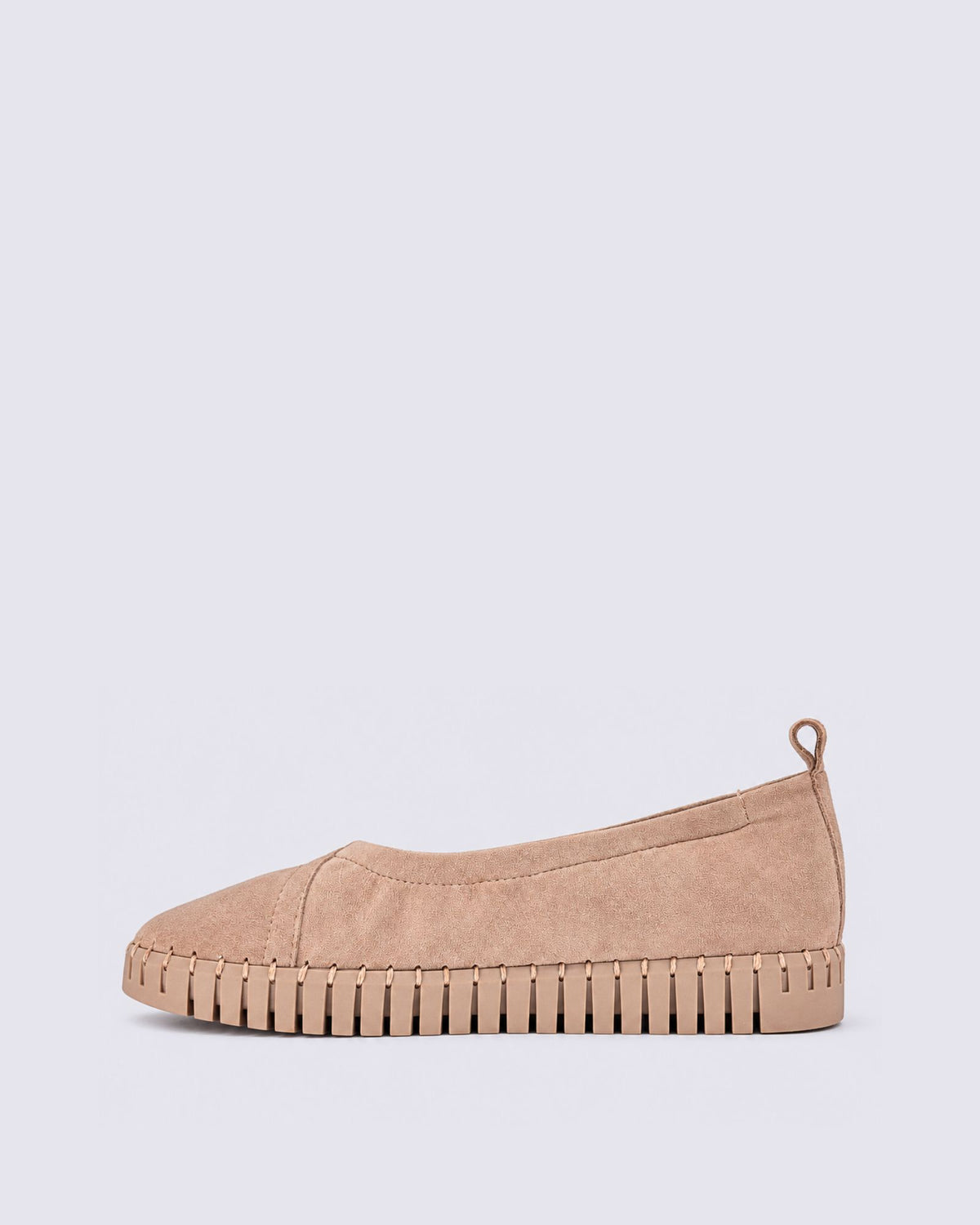 HEATON FLATS MUSHROOM SUEDE