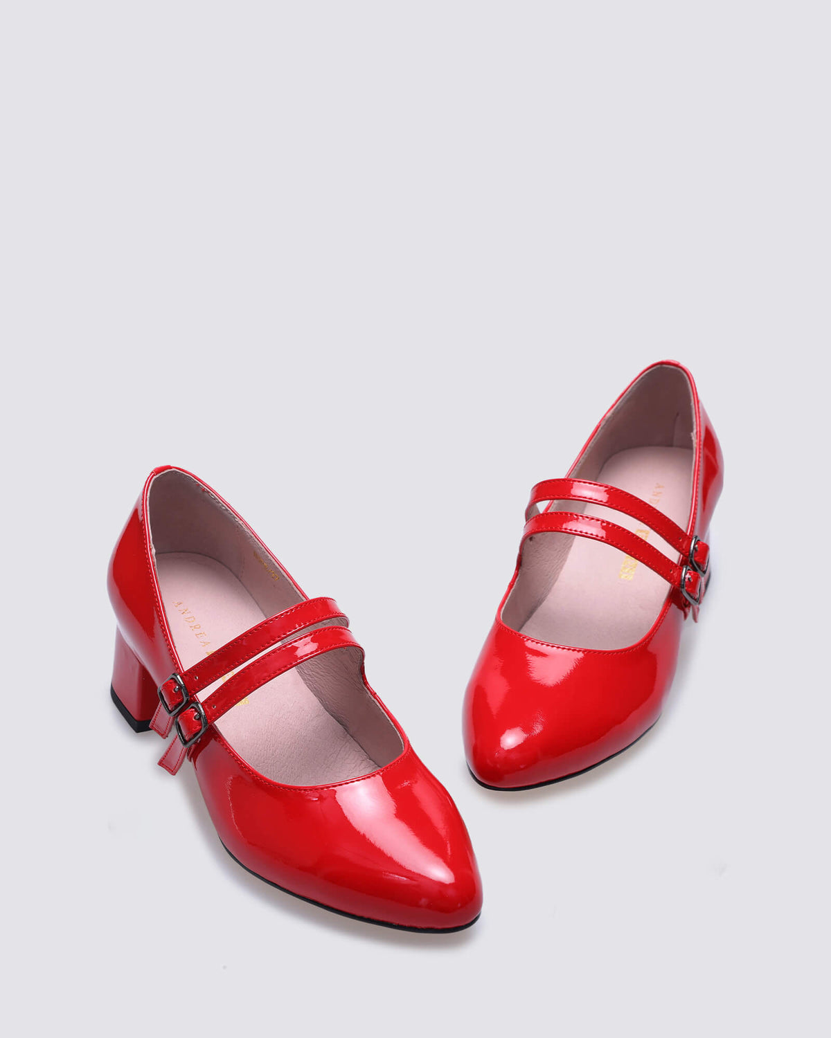 HOPE MARYJANE HEELS RED PATENT LEATHER