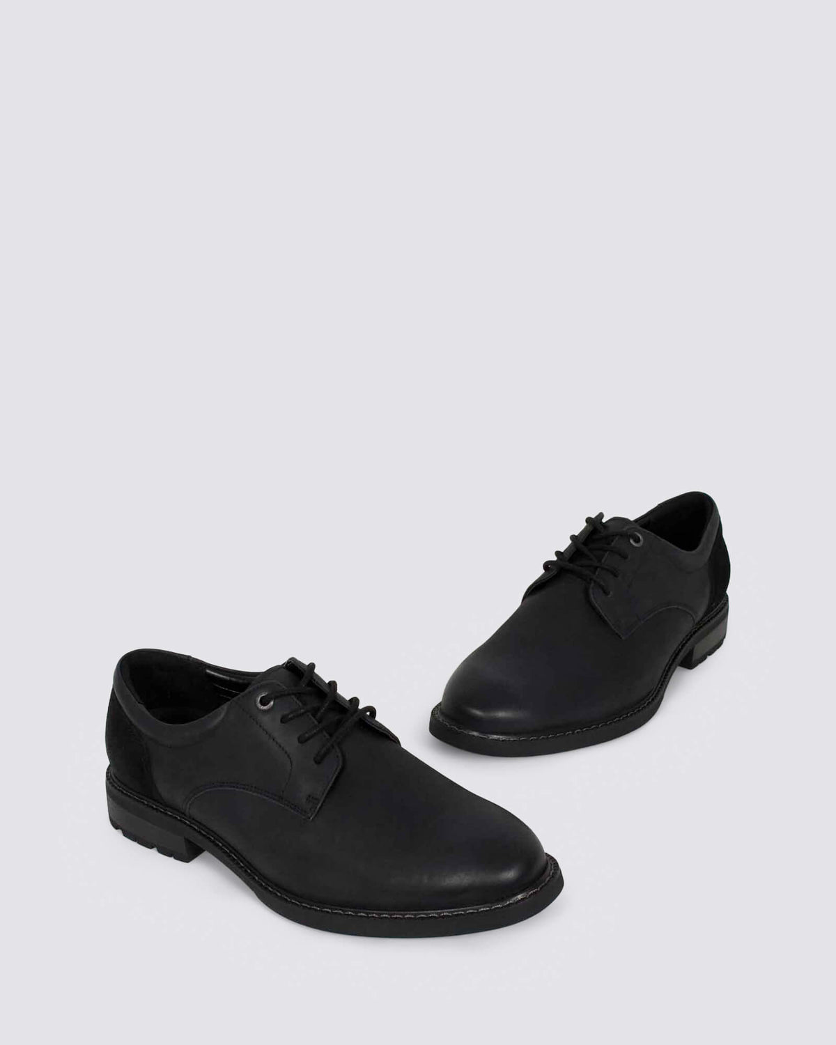 LEADER MENS DRESS SHOES BLACK