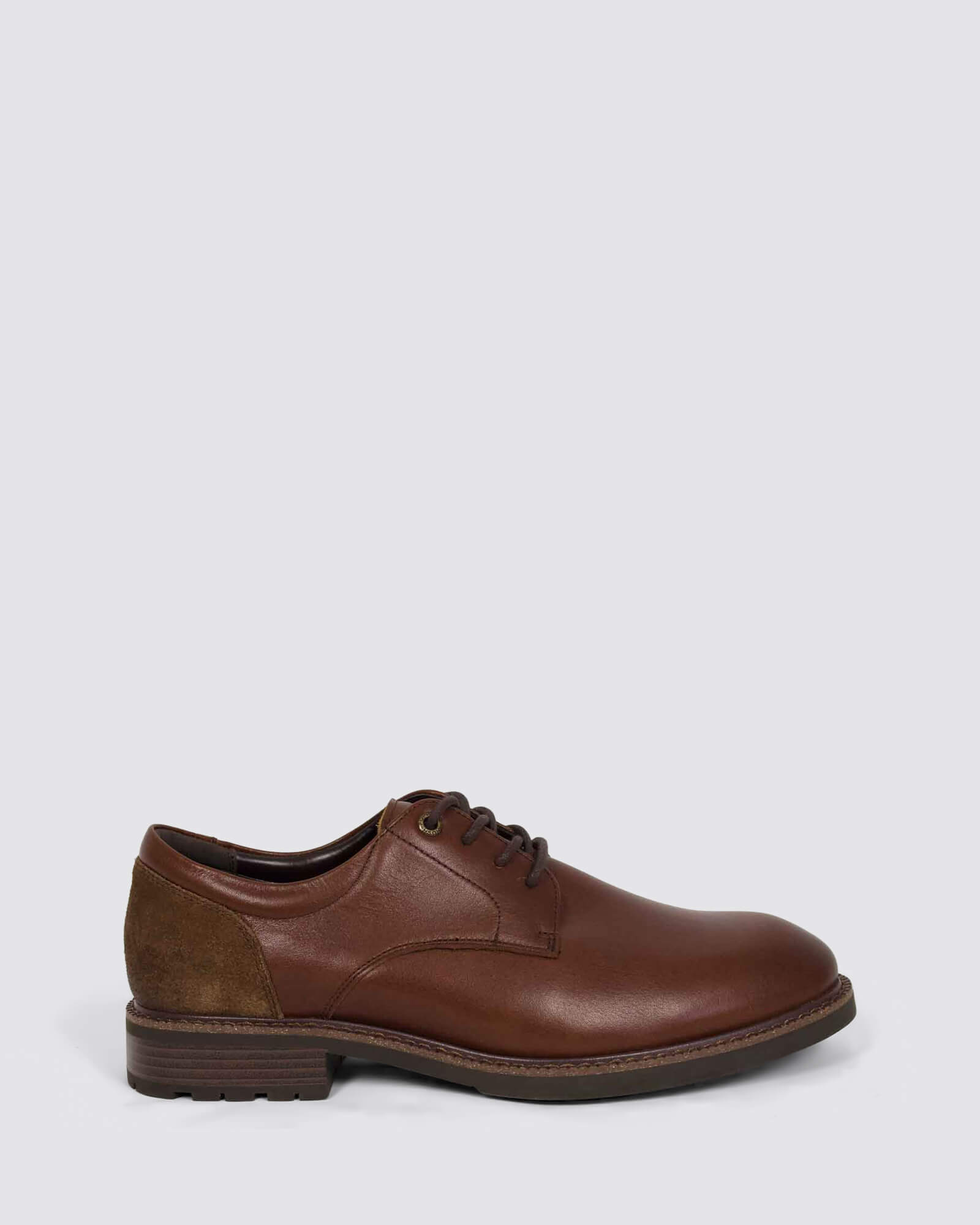 LEADER MENS DRESS SHOES BROWN