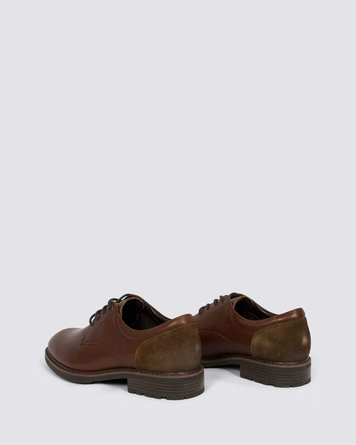LEADER MENS DRESS SHOES BROWN