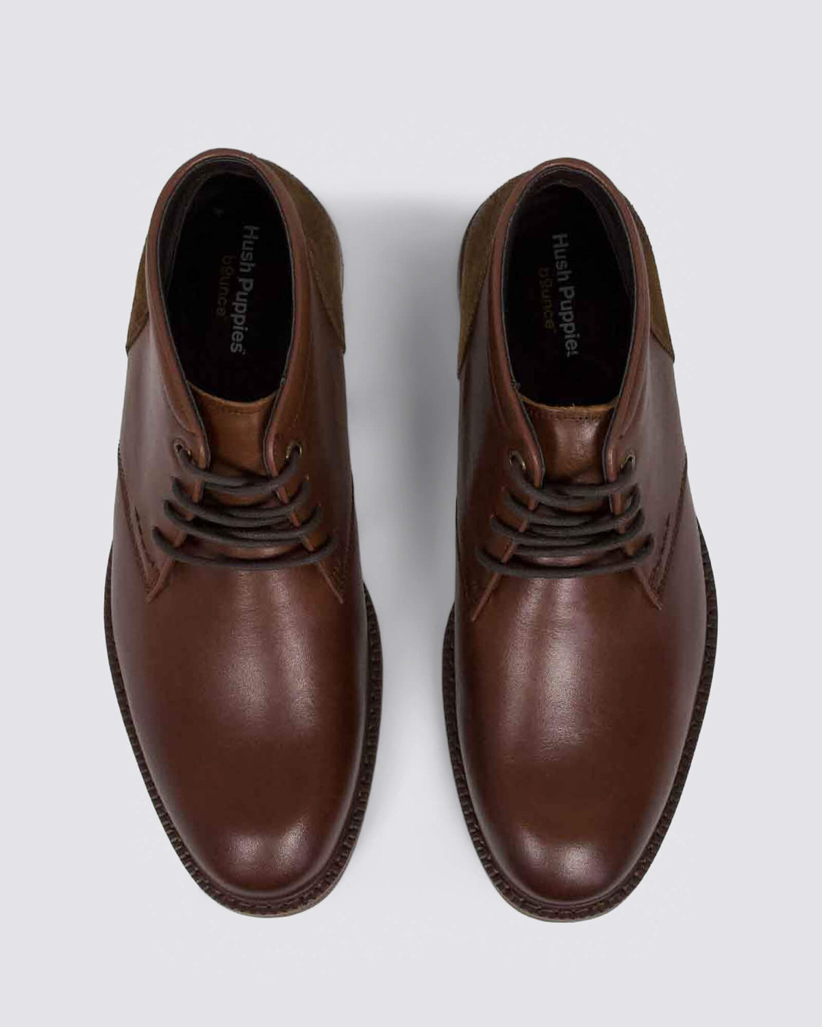 LYNX MENS LACE UP BOOTS BROWN