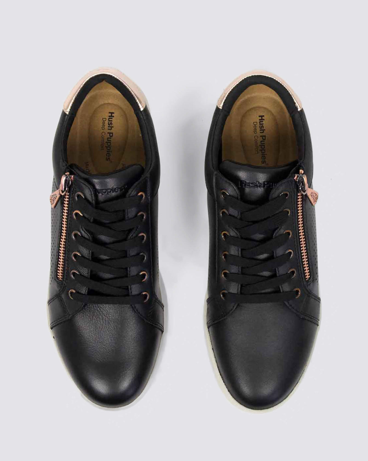 MIMOSA PERF SNEAKERS BLACK/COPPER