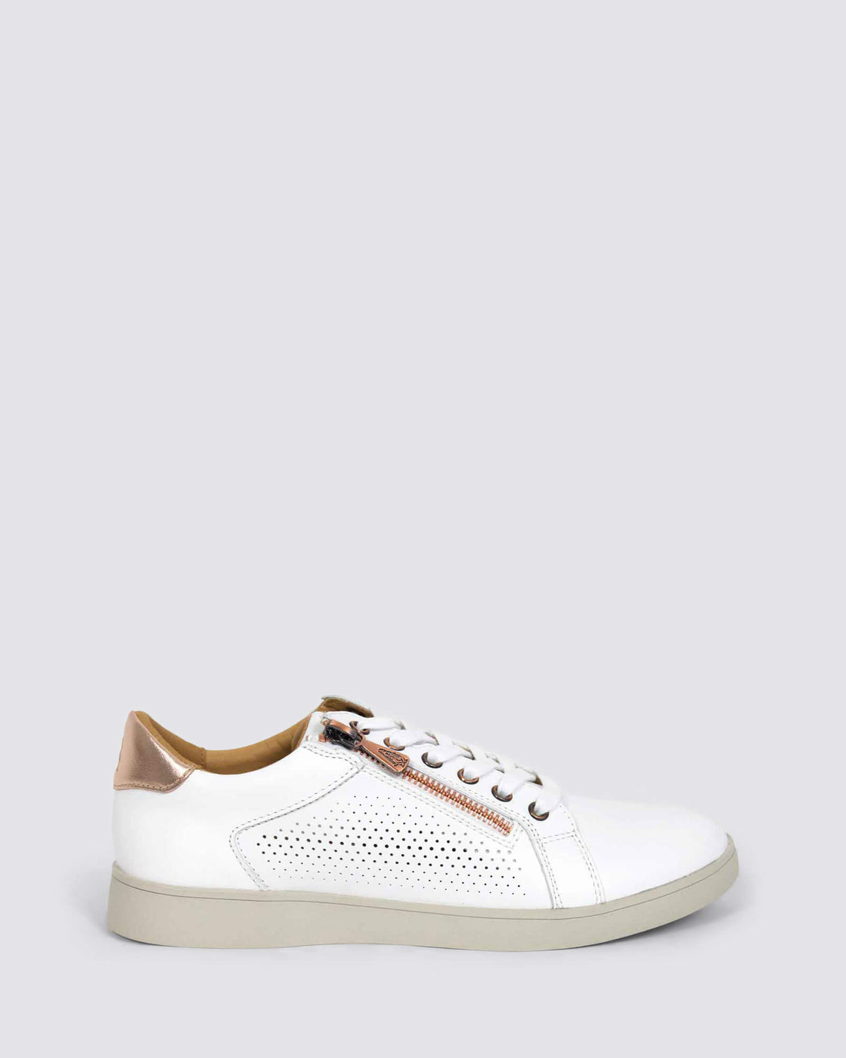MIMOSA PERF SNEAKERS WHITE/COPPER