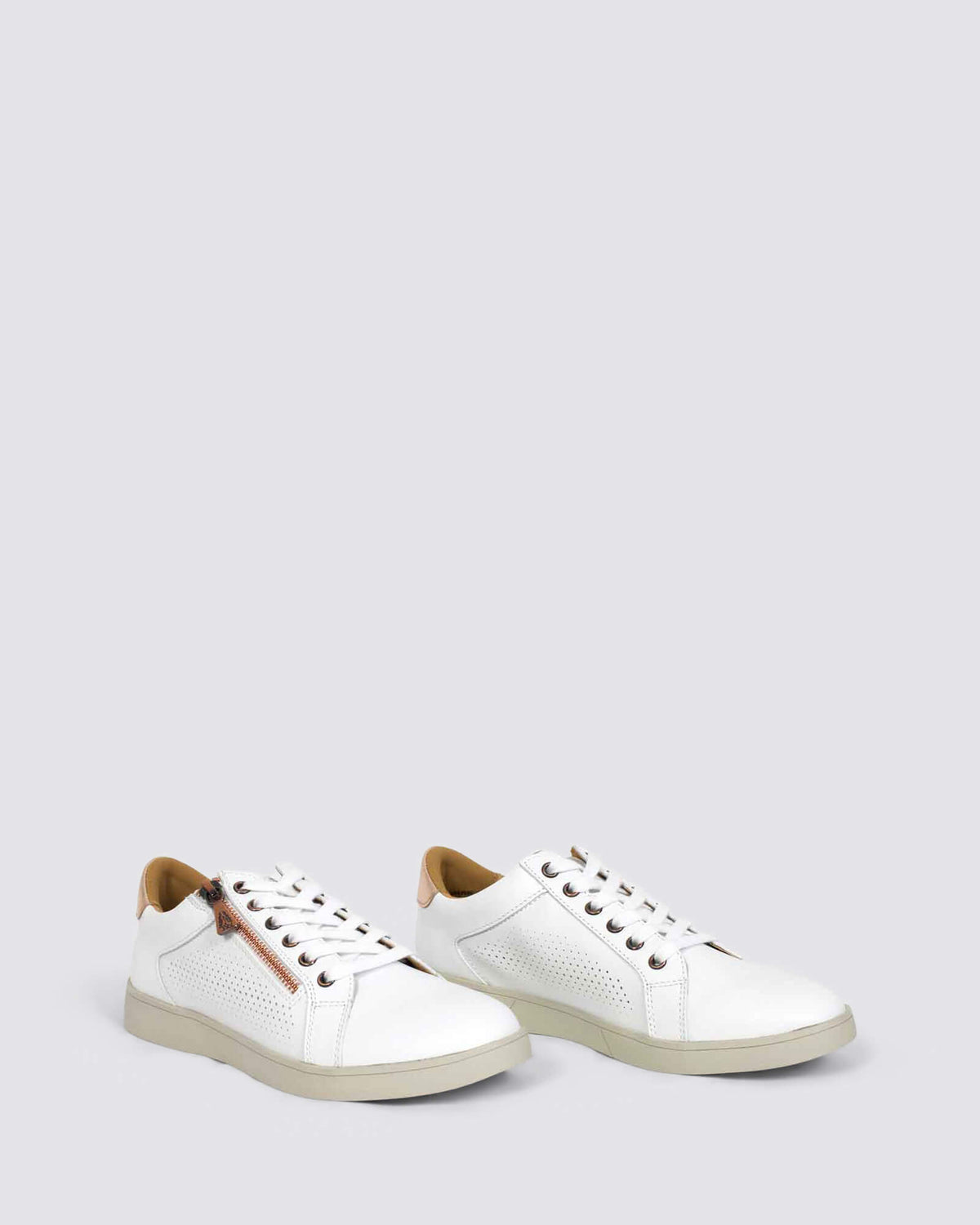 MIMOSA PERF SNEAKERS WHITE/COPPER