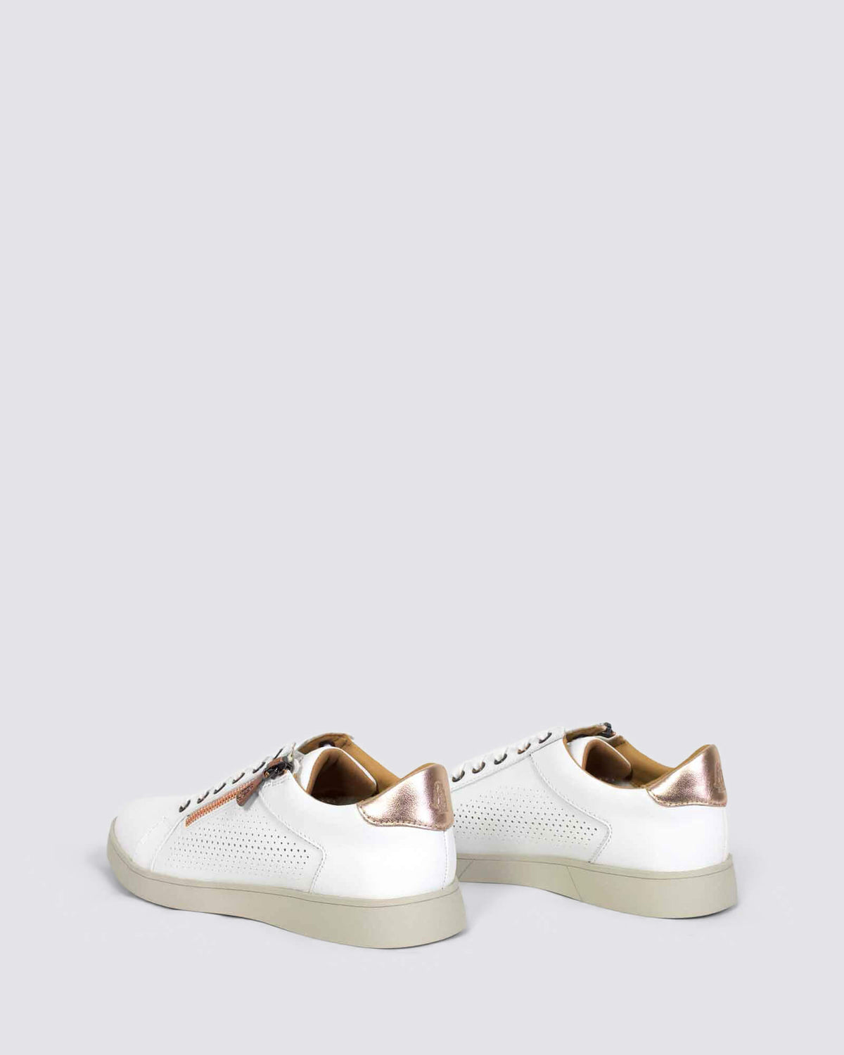 MIMOSA PERF SNEAKERS WHITE/COPPER