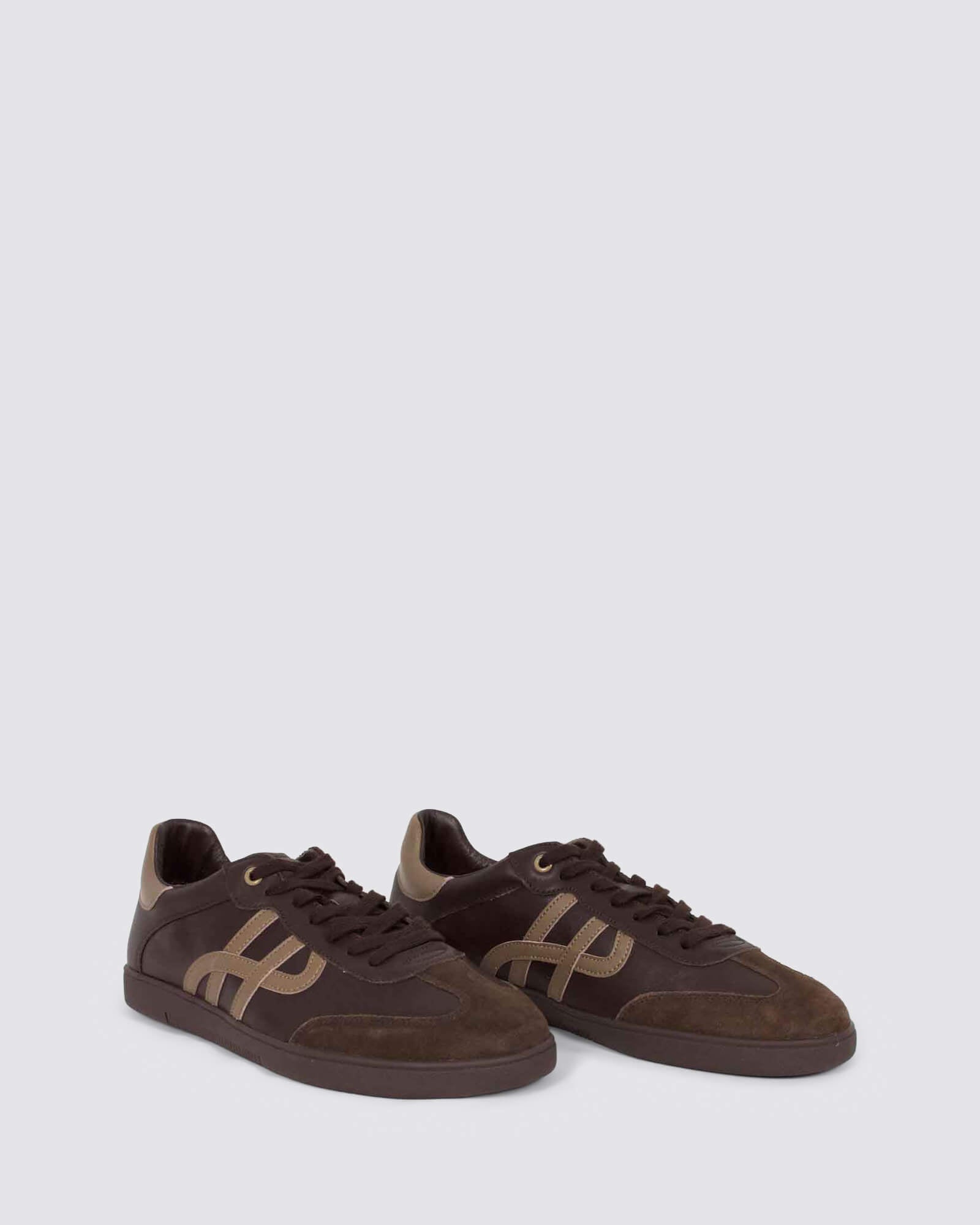 TRACKSIDE MENS SNEAKERS BROWN