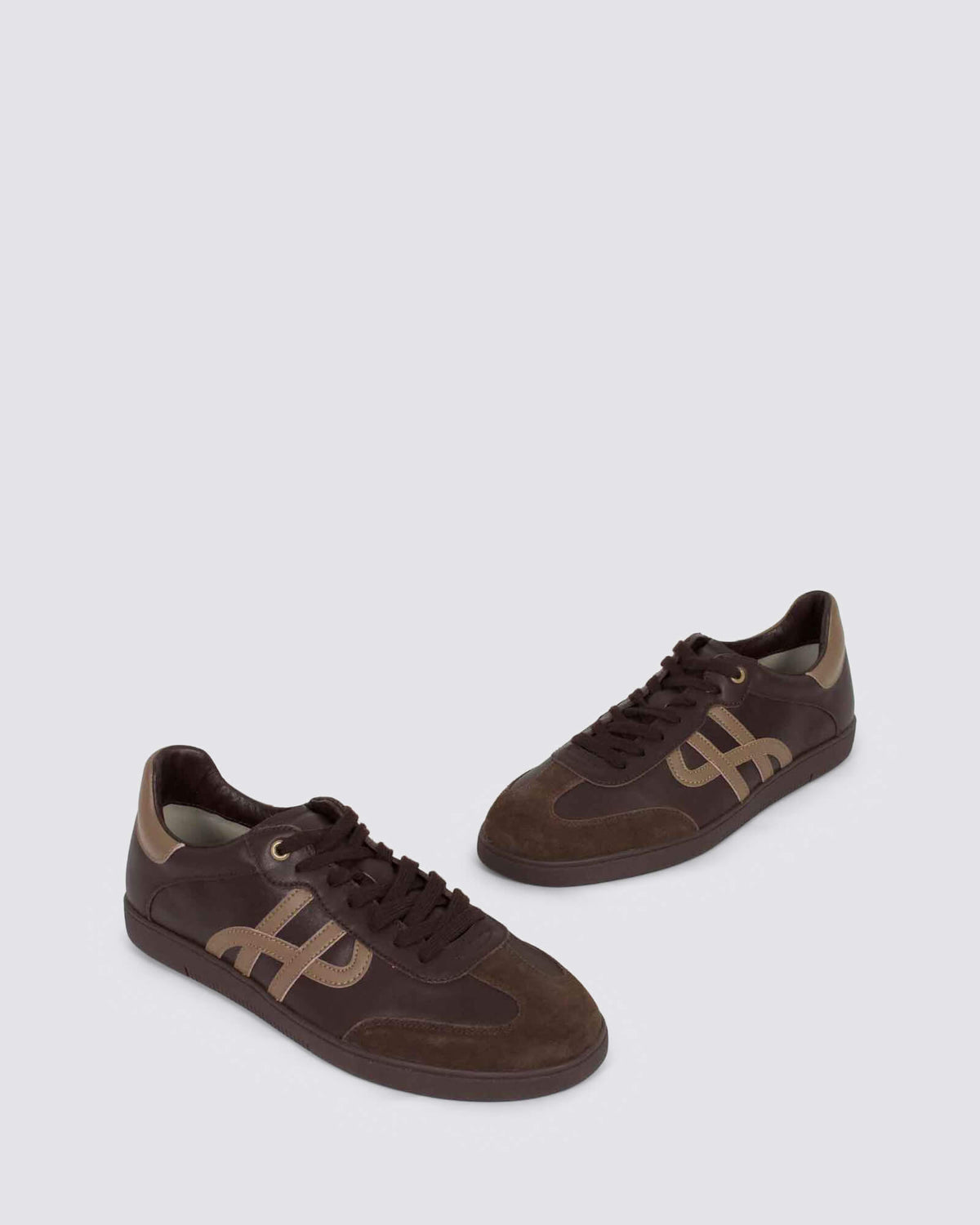 TRACKSIDE MENS SNEAKERS BROWN