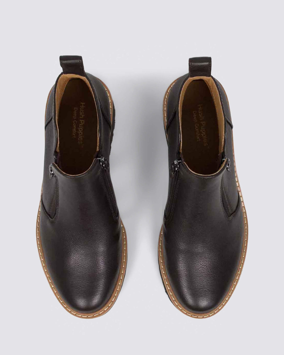 WHITNEY WEDGE ANKLE BOOTS GROUND COFFEE