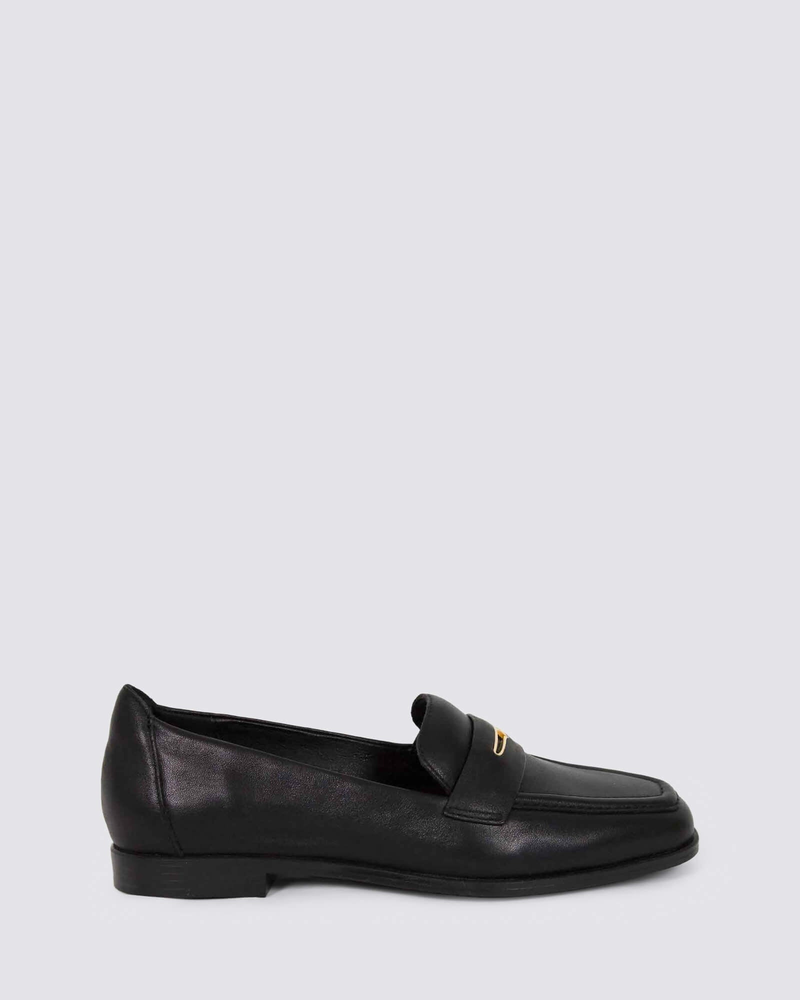 ZABRINA LOAFERS BLACK LEATHER