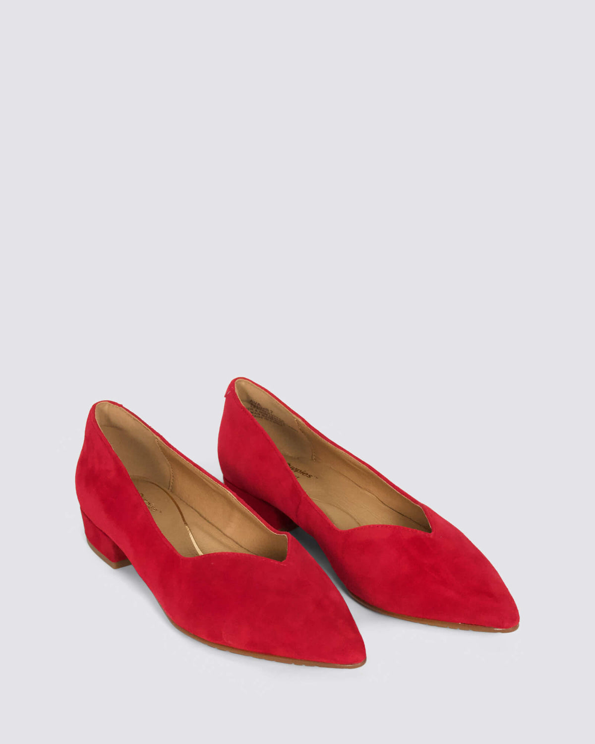AVA FLATS RED SUEDE