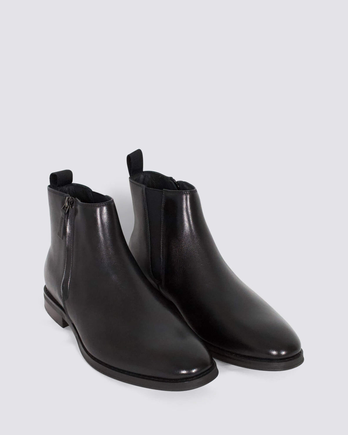 BARRACK MENS ANKLE BOOTS BLACK