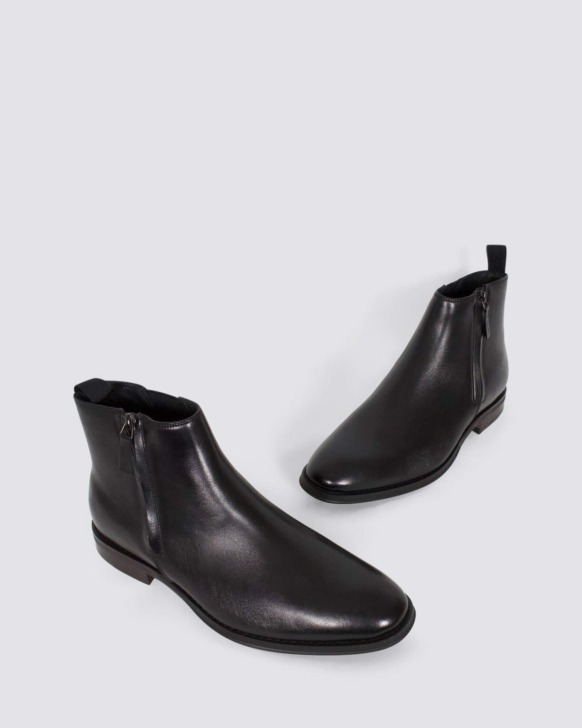 BARRACK MENS ANKLE BOOTS BLACK