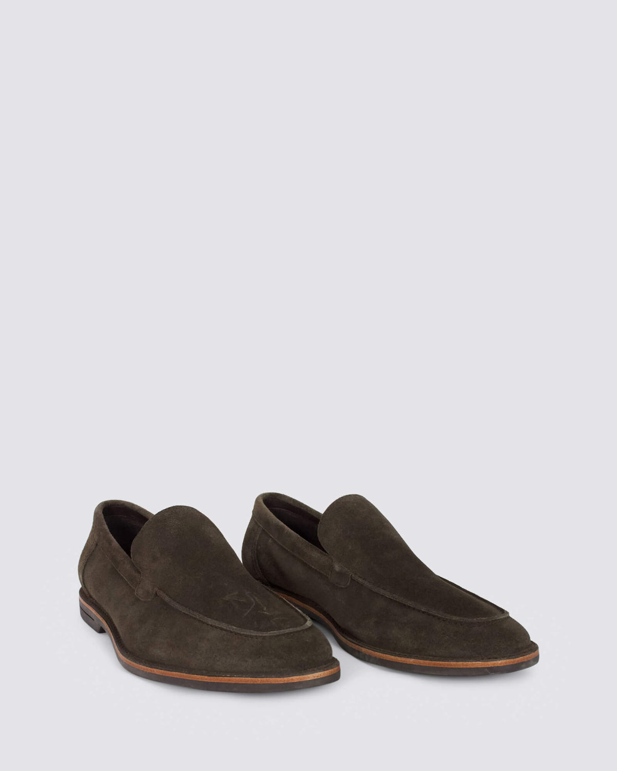 CASINO MENS LOAFERS GROUND COFFEE SUEDE
