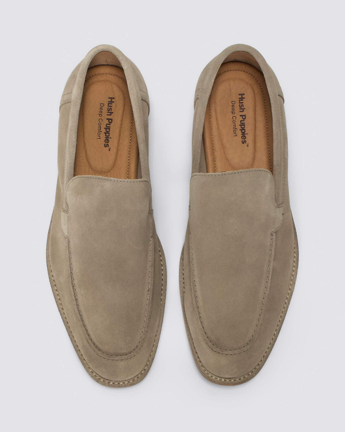 CASINO MENS LOAFERS TAUPE SUEDE