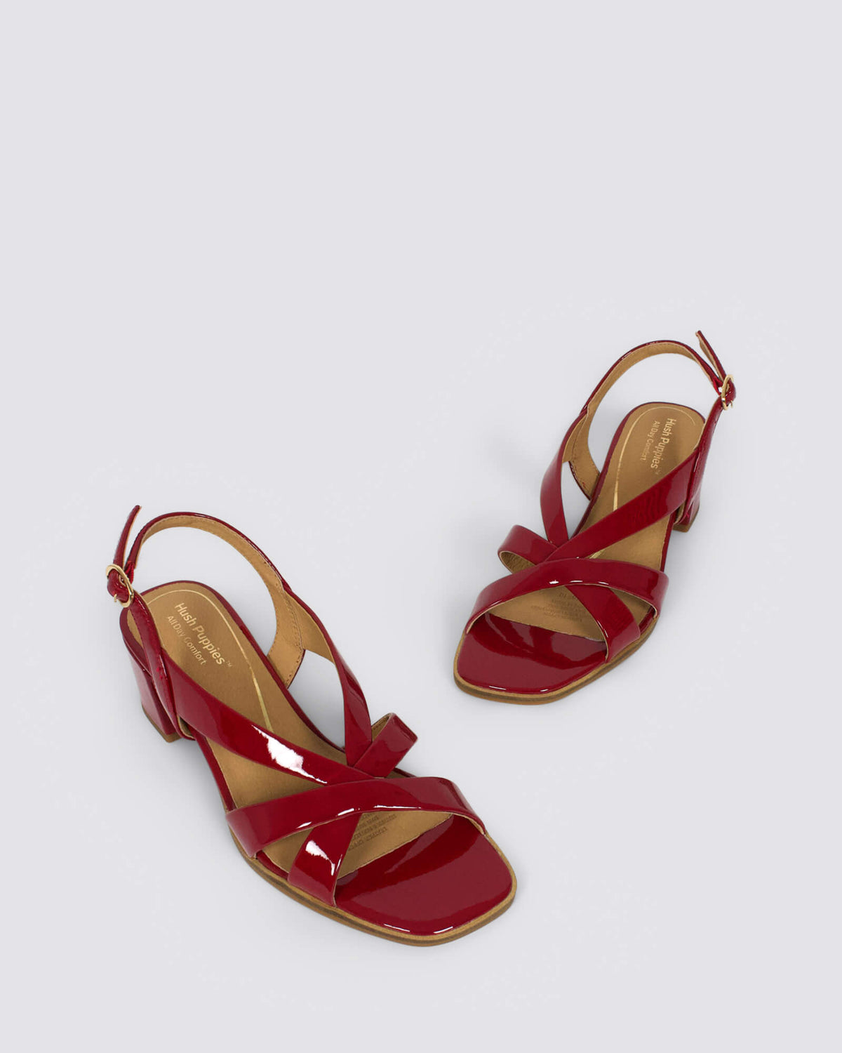 KABOO HEELS RED PATENT