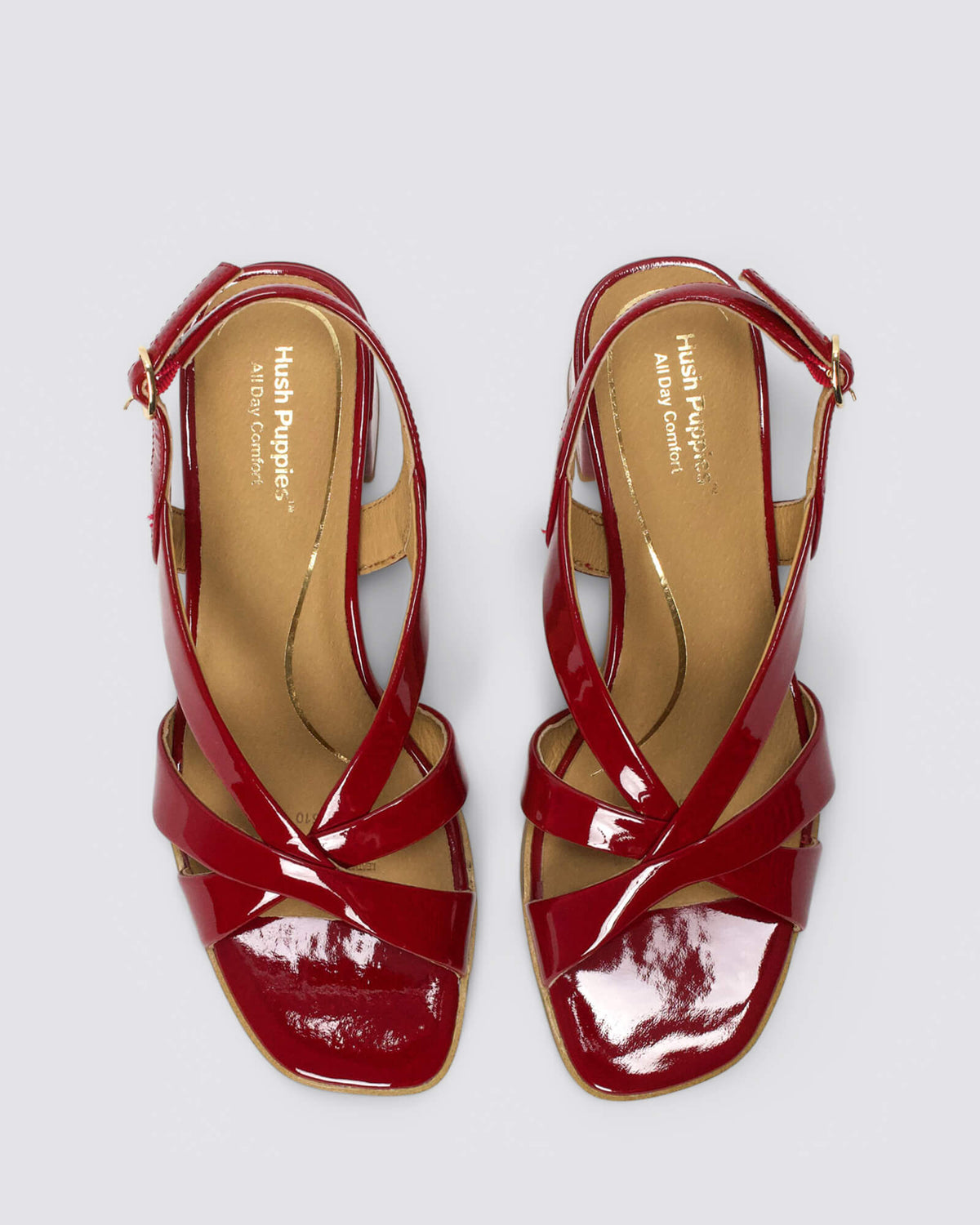 KABOO HEELS RED PATENT