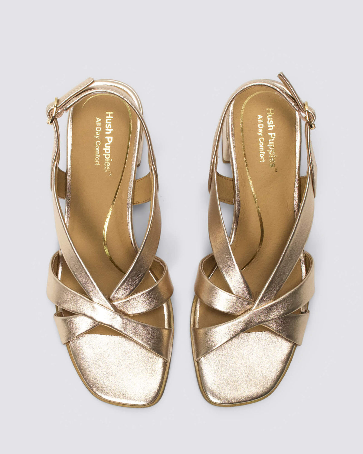 KABOO HEELS SOFT GOLD