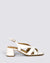 KABOO HEELS WHITE PATENT