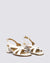 KABOO HEELS WHITE PATENT