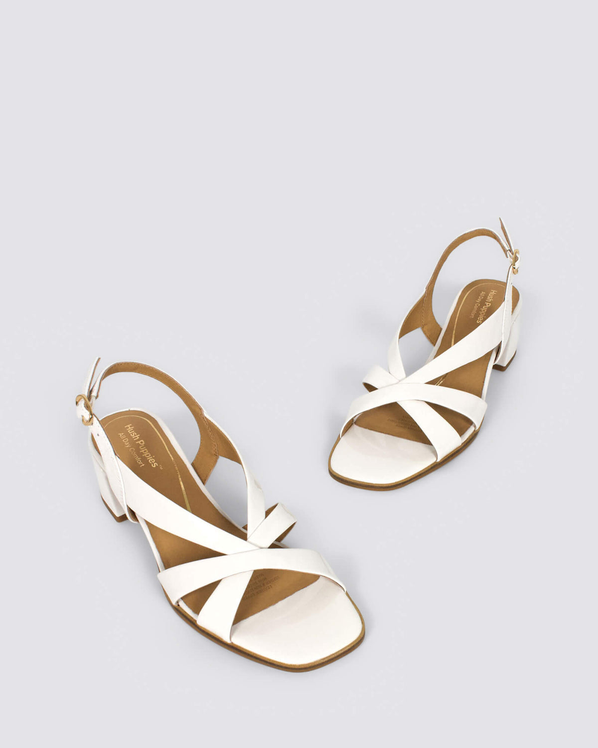 KABOO HEELS WHITE PATENT