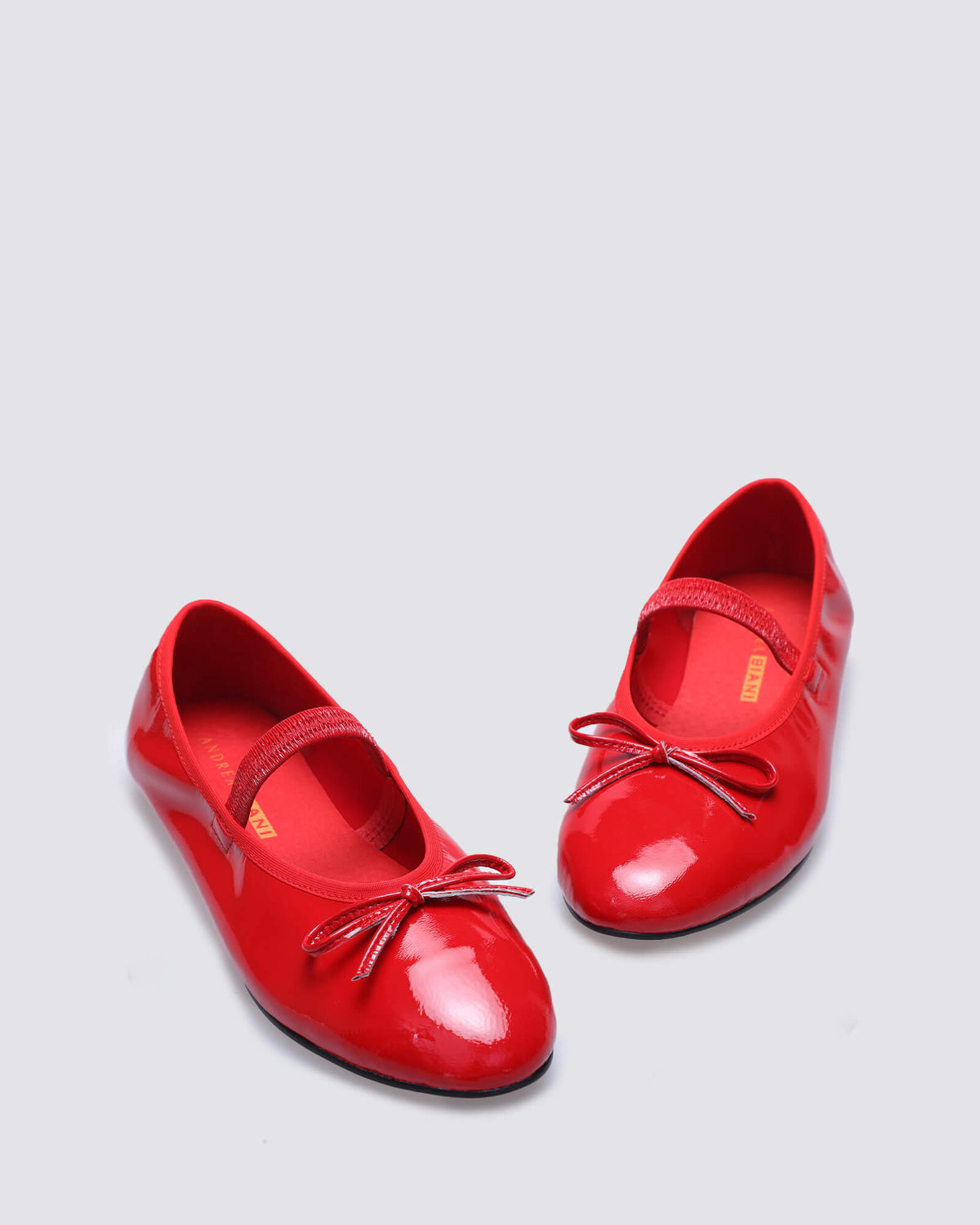 JADE MARYJANE BALLET FLATS RED PATENT
